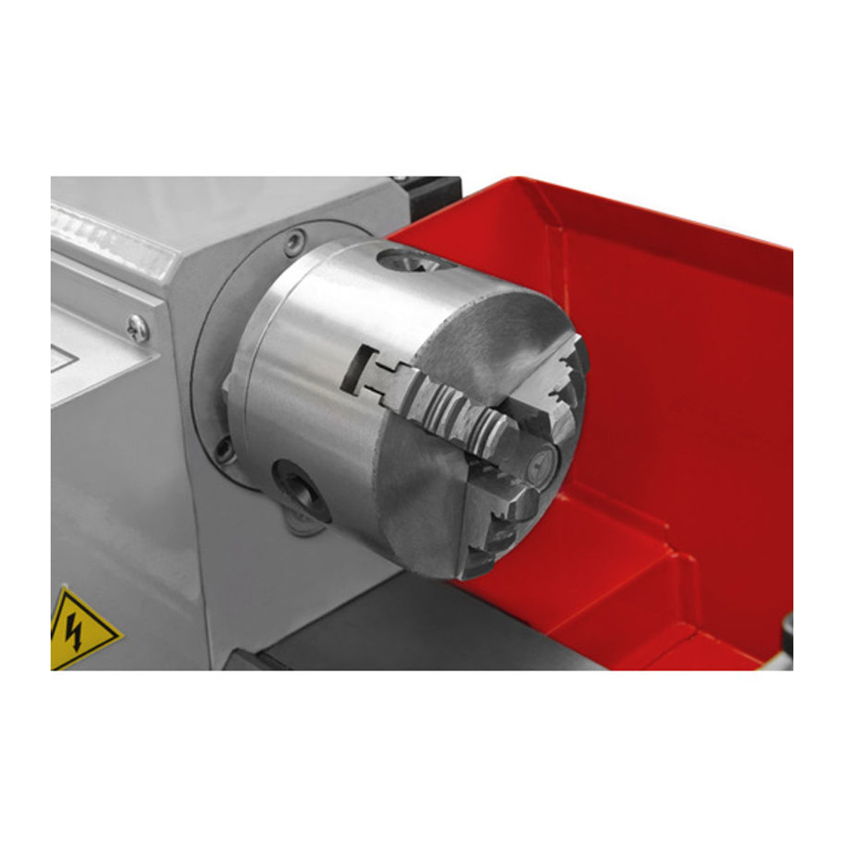 Holzmann Maschinen Metalldrehbank ED300ECO in Rot mit 400 W Leistung - Bild 1