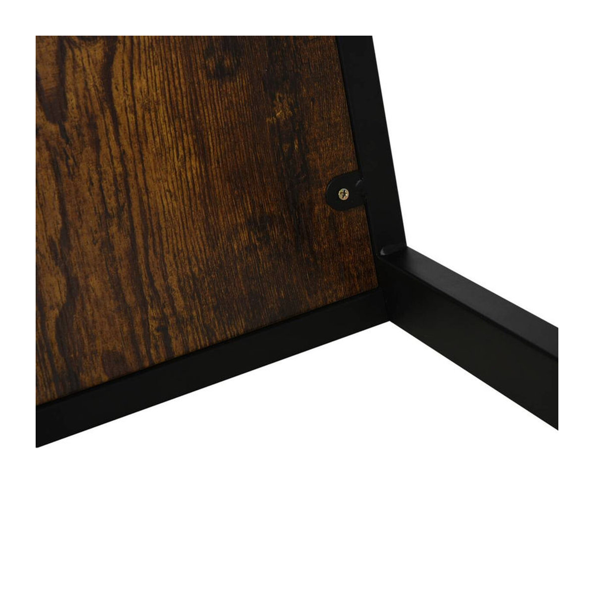 HOMCOM Beistelltisch Industrial Design in Braun und Schwarz aus Holzwerkstoff und Metall, B/H/T: 40,6 x 64,2 x 50,8 cm - Bild 2