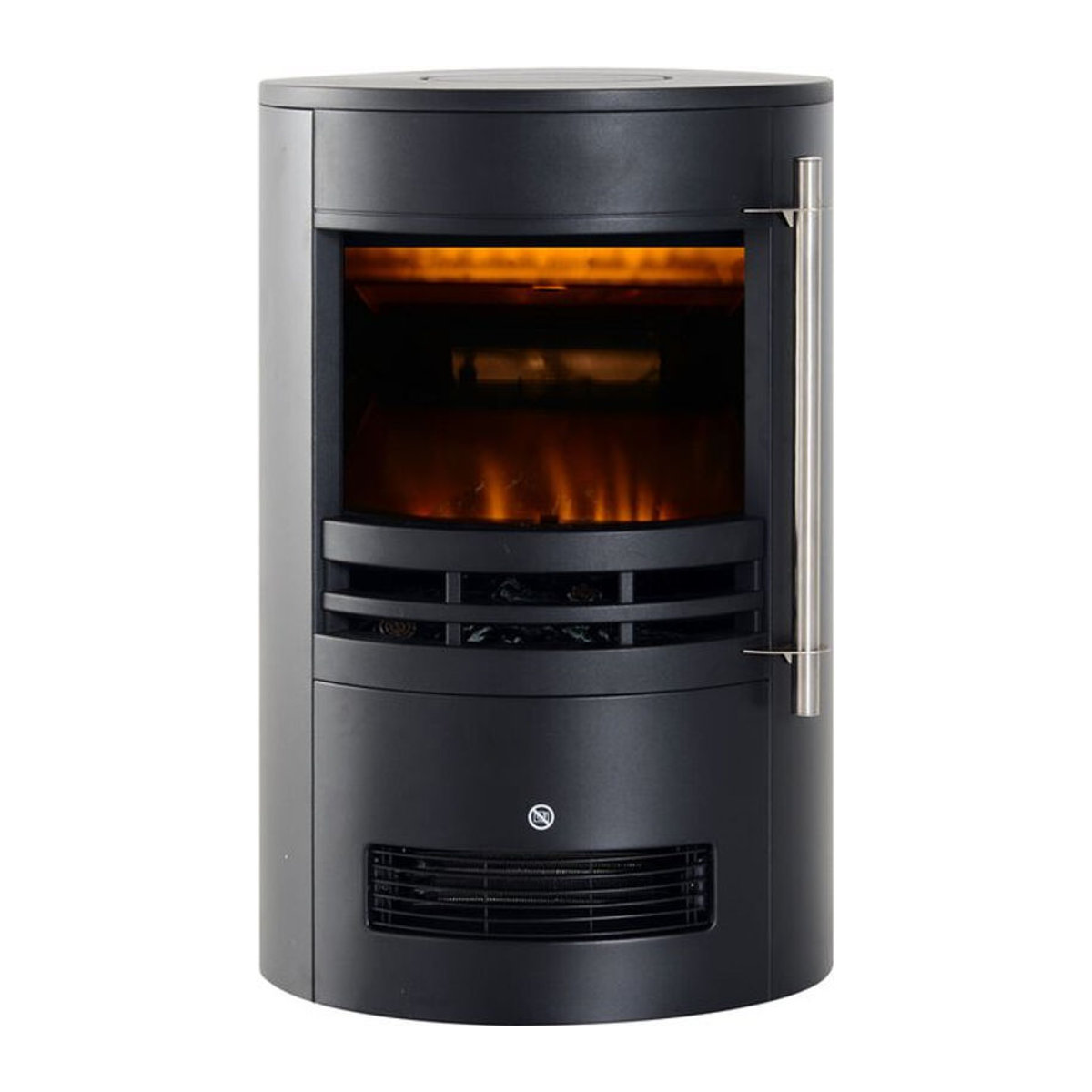 HOMCOM Elektrokamin mit LED Flammeneffekt und Heizung, Schwarz, B/H/T: 41 x 64,5 x 41 cm - Bild 1