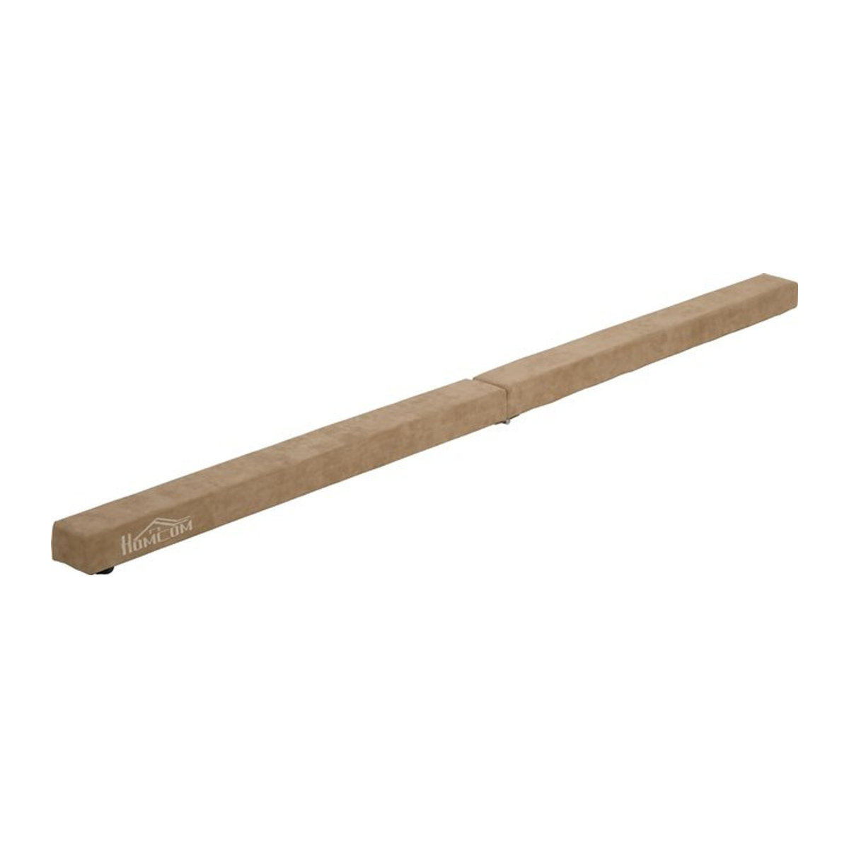HOMCOM Schwebebalken klappbar für Indoor und Outdoor, brauner Balancierbalken aus Polyester, B/H/L: 210 x 10 x 6,5 cm - Bild 1