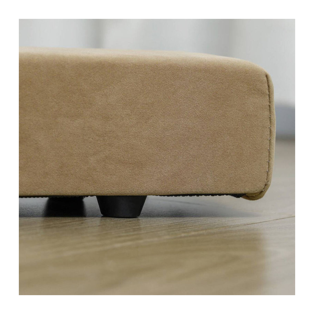 HOMCOM Schwebebalken klappbar für Indoor und Outdoor, brauner Balancierbalken aus Polyester, B/H/L: 210 x 10 x 6,5 cm - Bild 3
