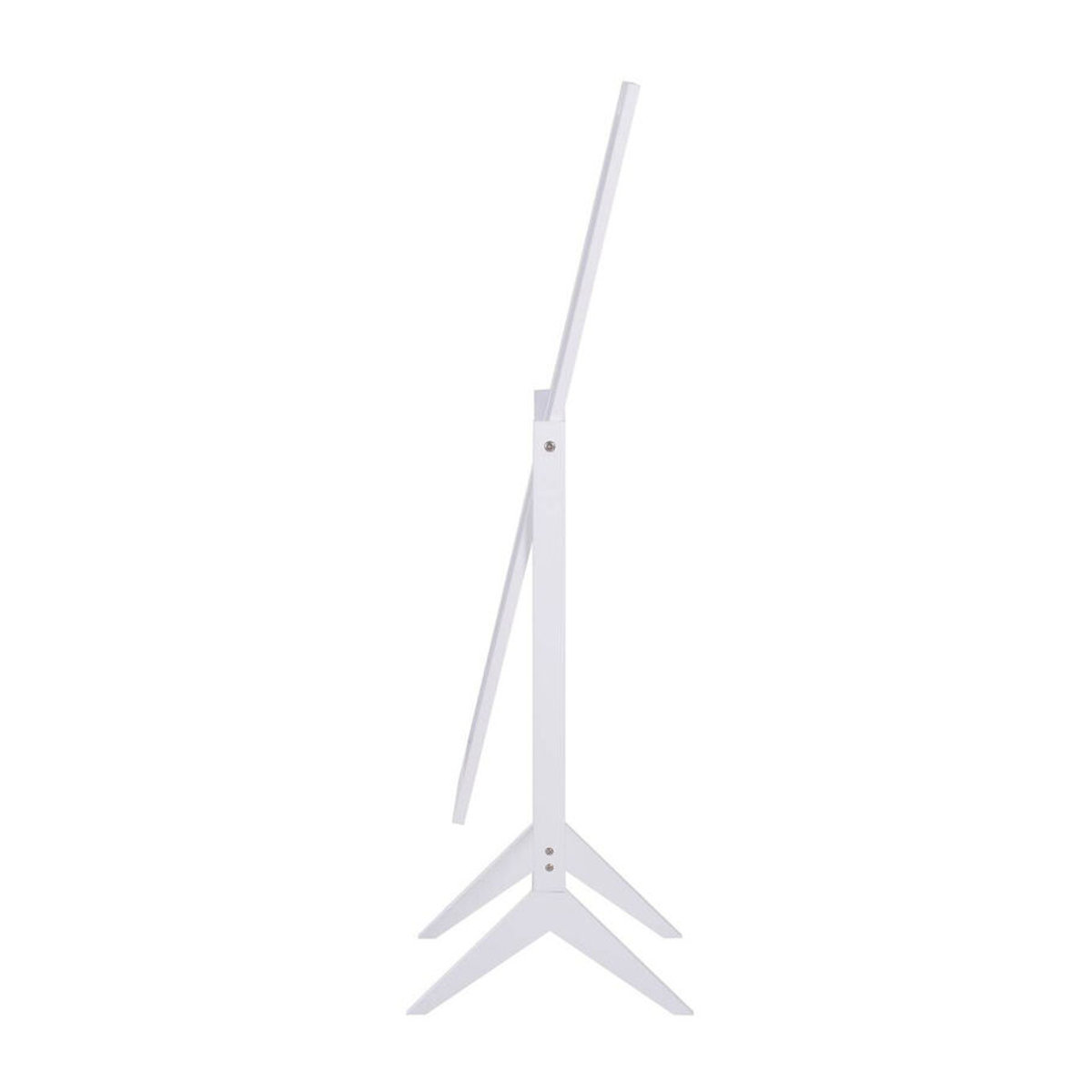 HOMCOM Standspiegel in Weiß aus Holz im minimalistischen Design B/H/T: 47 x 148 x 46 cm - Bild 2