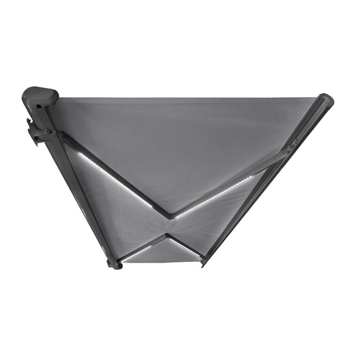 Home Deluxe LED Vollkassettenmarkise ELOS elektrisch in Anthrazit, B: 395 cm, T: 300 cm - Bild 2