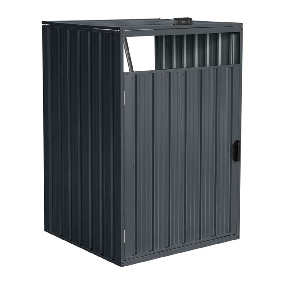 Home Deluxe Mülltonnenbox CUBO aus Metall für 1 x 240 L - Bild 1
