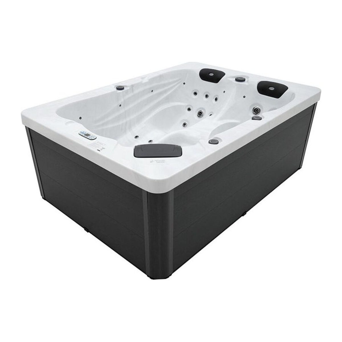 Home Deluxe Outdoor Whirlpool Marble Deluxe in Weiß, Anthrazit oder Grau aus Kunststoff - Bild 4