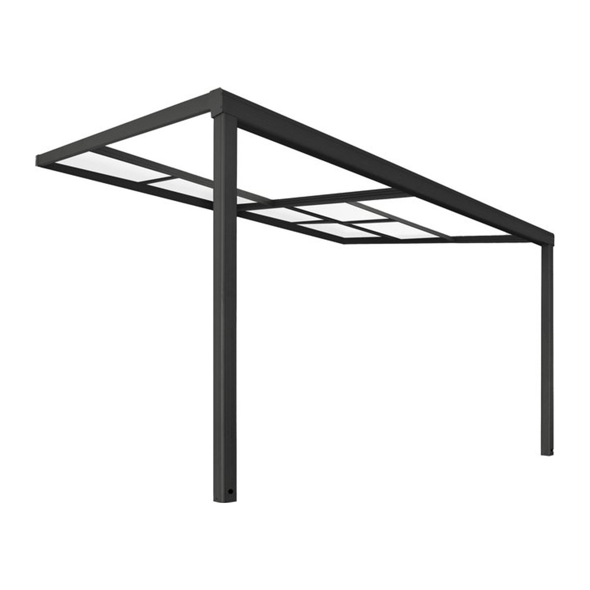 HOME DELUXE Terrassenüberdachung SOLIS Deluxe in Grau, B: 579 cm, T: 295 cm, H: 233 bis 272 cm - Bild 1