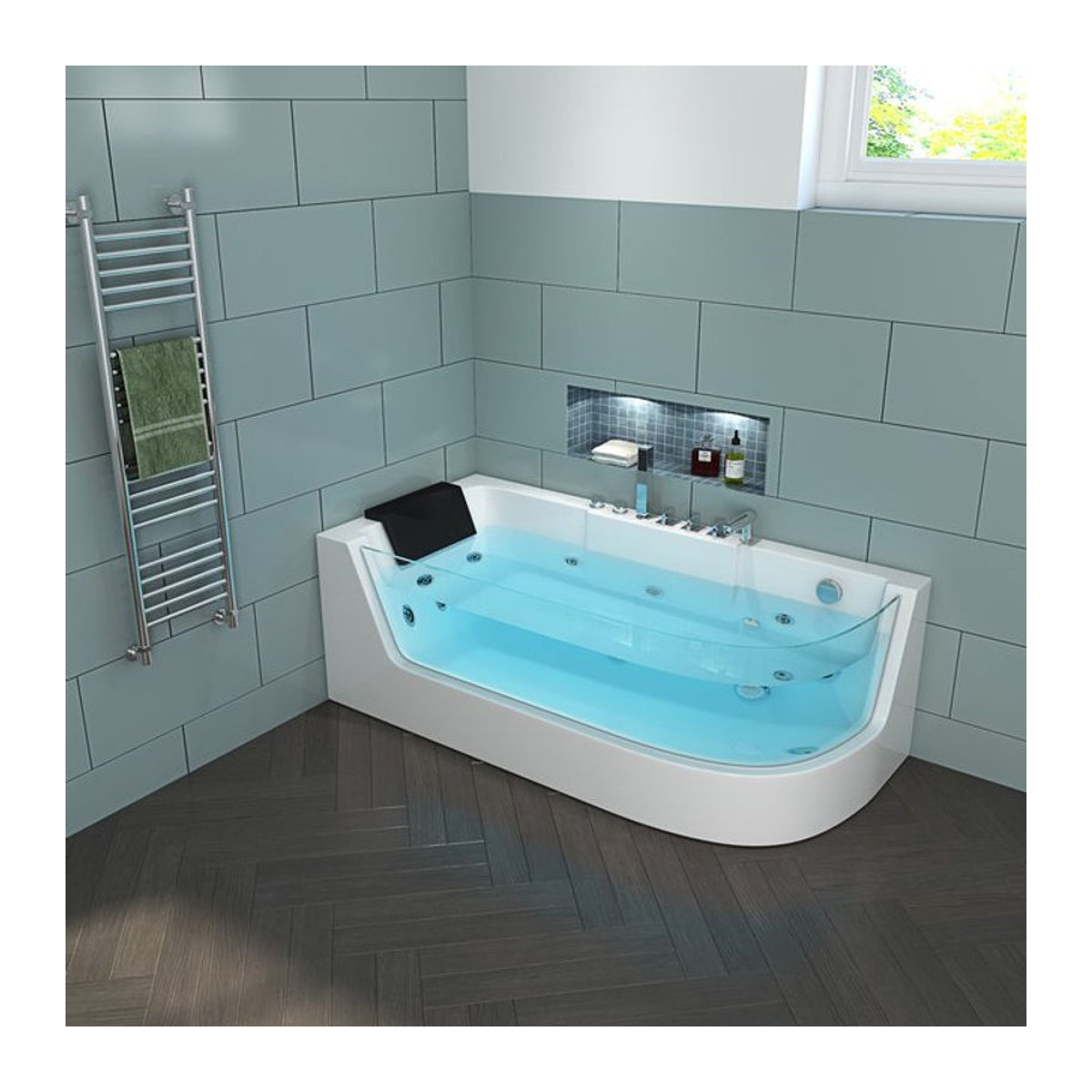 HOME DELUXE Whirlpool CARICA in Weiß - Bild 1