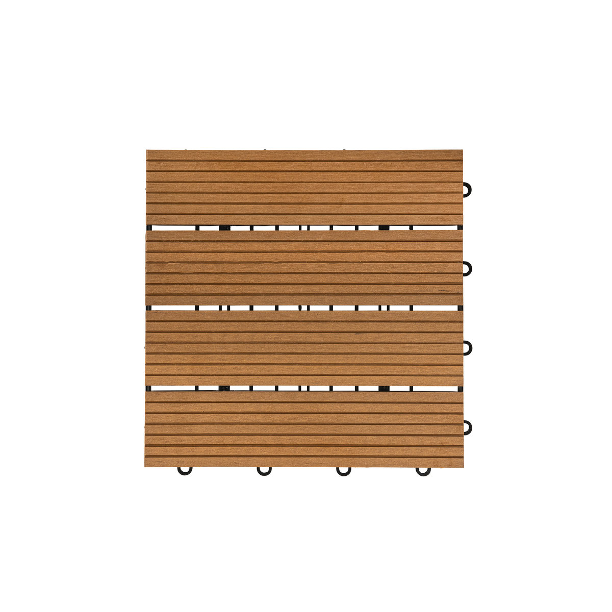HOME DELUXE WPC Holzfliesen in Teak aus Holz und Kunststoff für 3m² - Bild 3