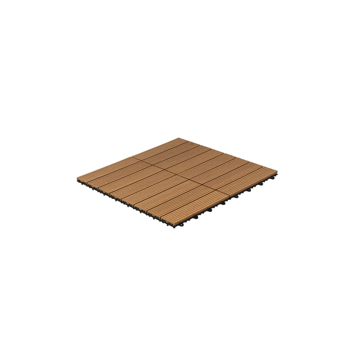 HOME DELUXE WPC Holzfliesen in Teak aus Holz und Kunststoff für 3m² - Bild 4