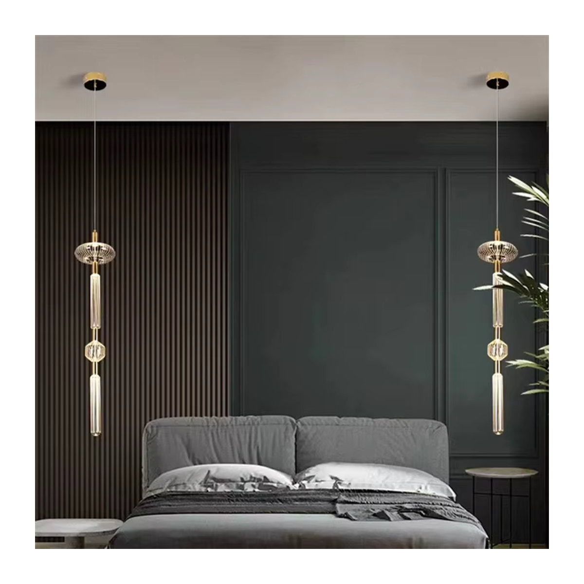 HomeLover Cipher Multi Pendelleuchte aus klarem Glas im modernen Design - Bild 3