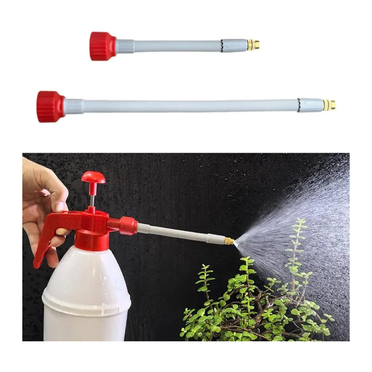 homyl Sprayer-Verlängerungsstange mit 6,69 Zoll flexibler Bewässerungsdüse für Garten und Hausreinigung - Bild 1