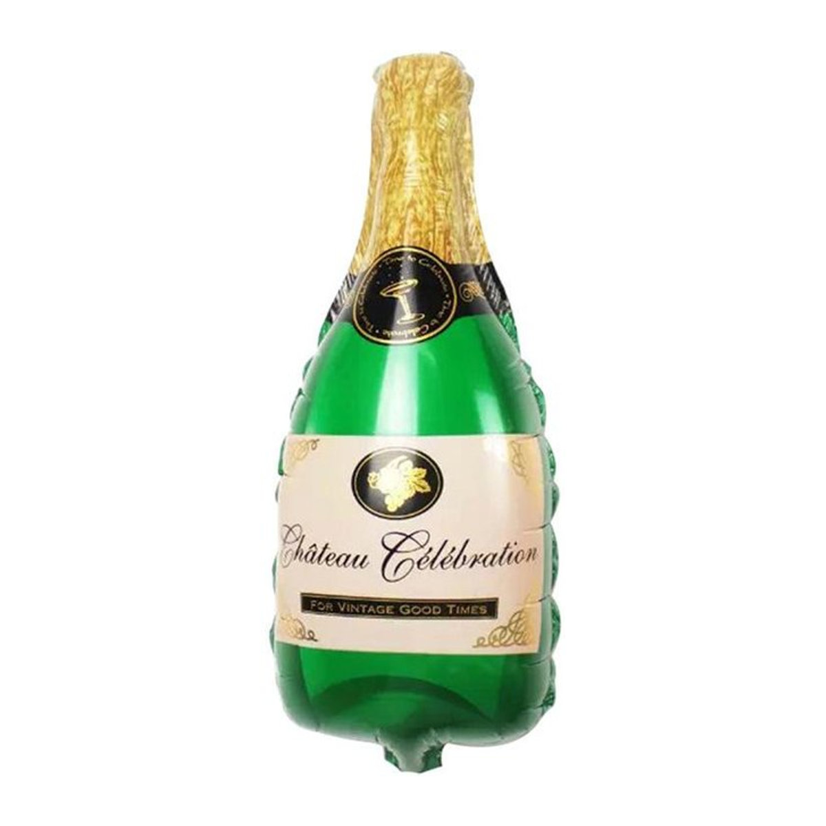 HongYuan-9 Champagnerflasche Folienballon in Grün für Geburtstag und Hochzeit - Bild 1