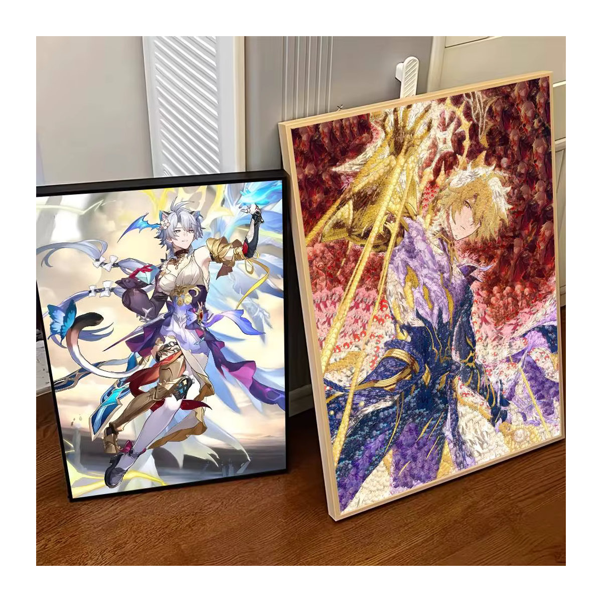 Honkai Star Rail AMPHOREUS Aglaea Tribios Mydei Castorice Poster Selbstklebender Papierdruck Mehrfarbig - Bild 4
