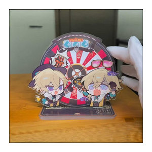 Honkai Star Rail Aventurin Anime Figur Acryl Stand Modell Mehrfarbig als Schreibtisch Dekoration