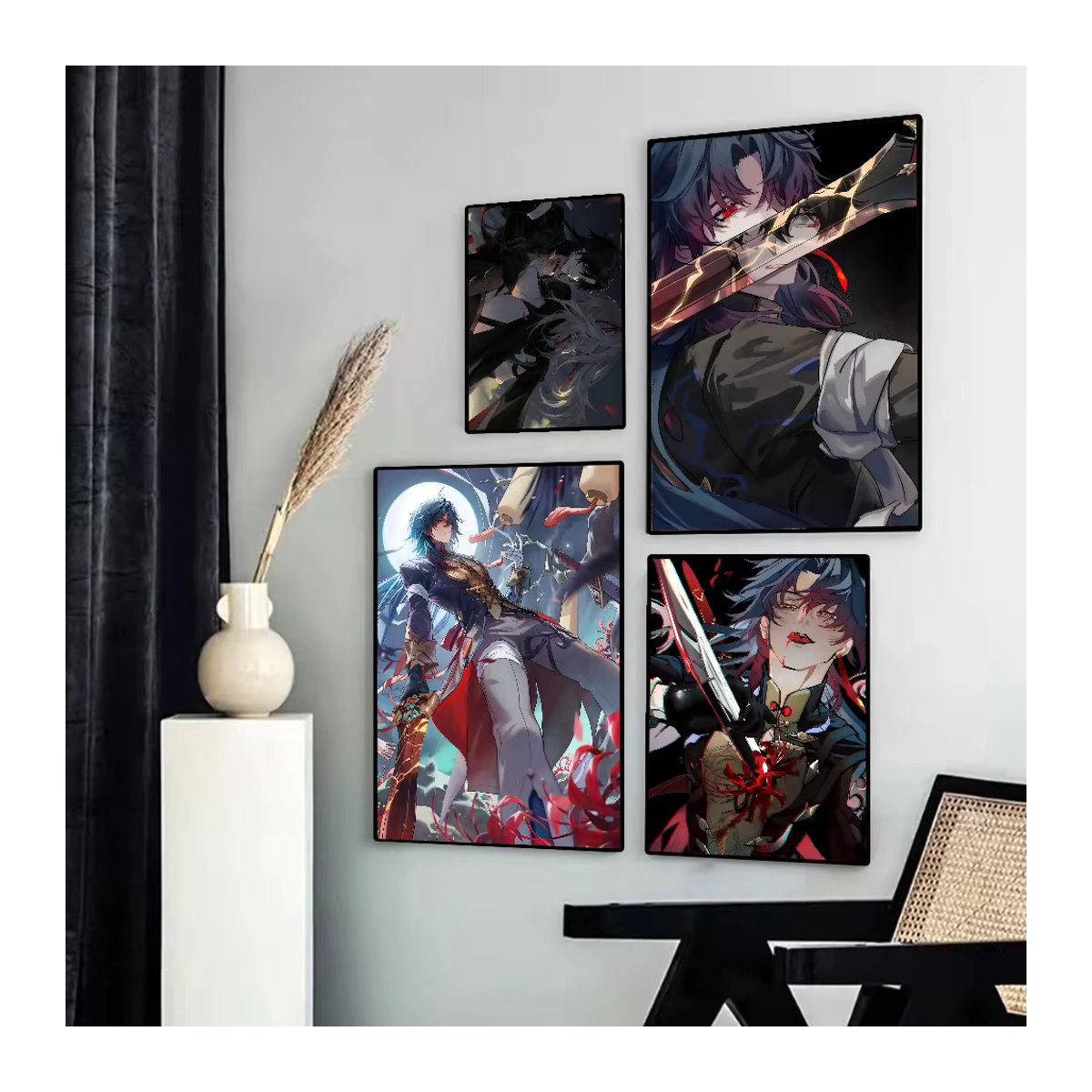 Honkai Star Rail Blade Anime Poster als mehrfarbige Kunstmalerei aus Papier für deine Wanddekoration - Bild 2