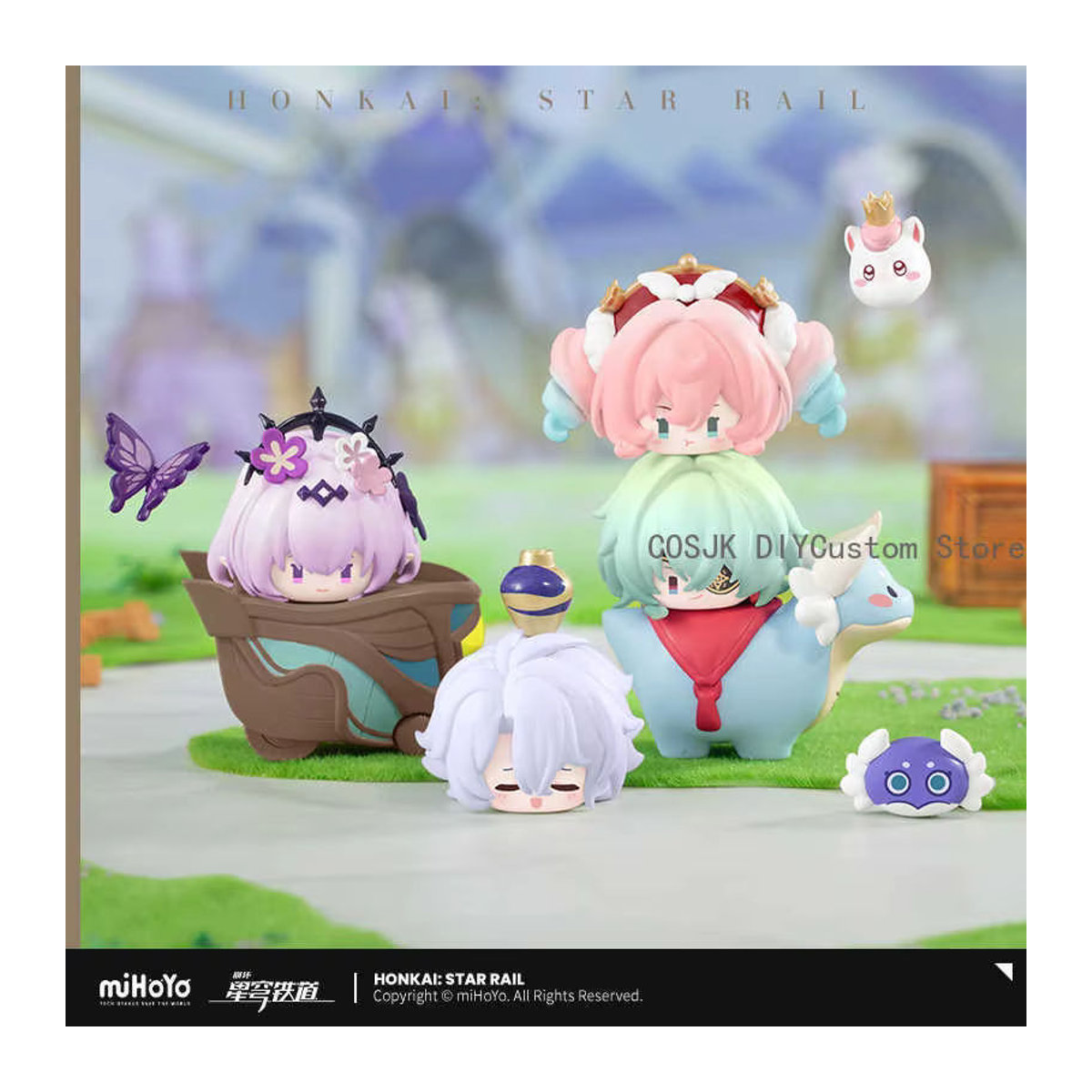 Honkai Star Rail Figuren Modell Ornament Aglaea Tribios Mydei Castorice Anaxa Hyacine Phainon mehrfarbig - Bild 2