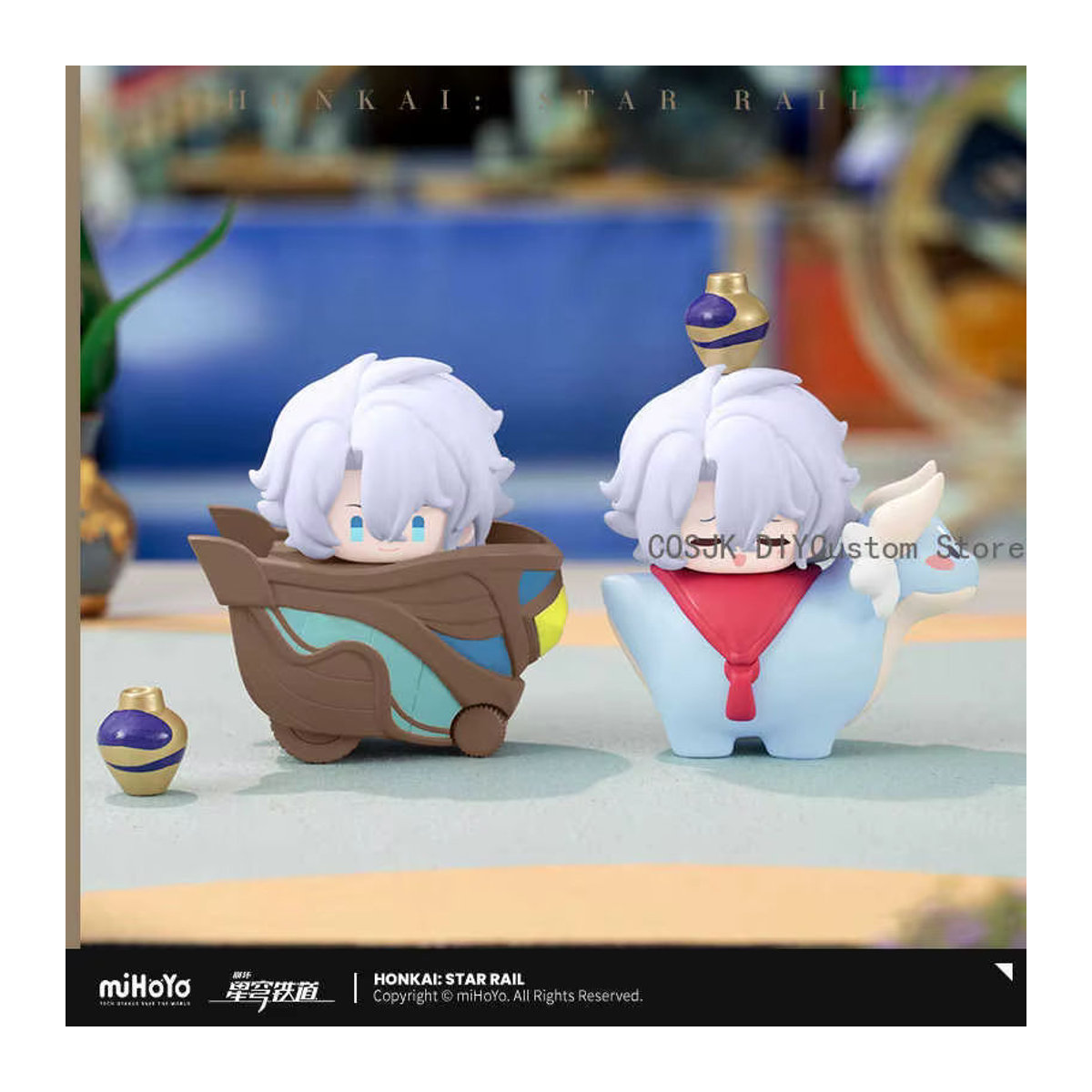 Honkai Star Rail Figuren Modell Ornament Aglaea Tribios Mydei Castorice Anaxa Hyacine Phainon mehrfarbig - Bild 3