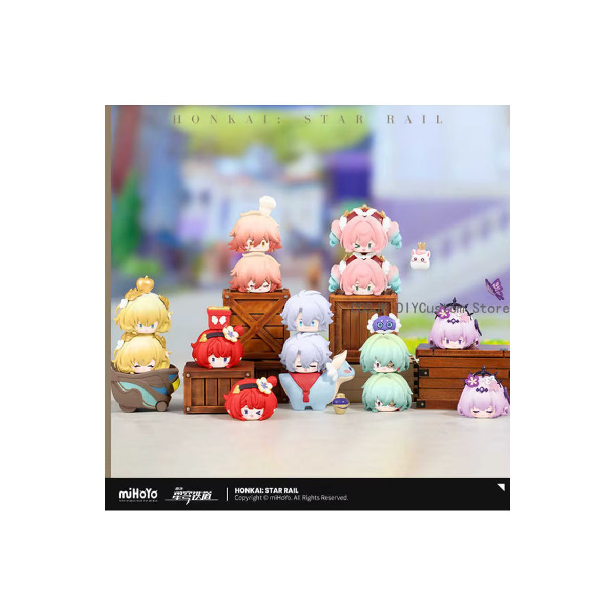 Honkai Star Rail Figuren Modell Ornament Aglaea Tribios Mydei Castorice Anaxa Hyacine Phainon mehrfarbig - Bild 5