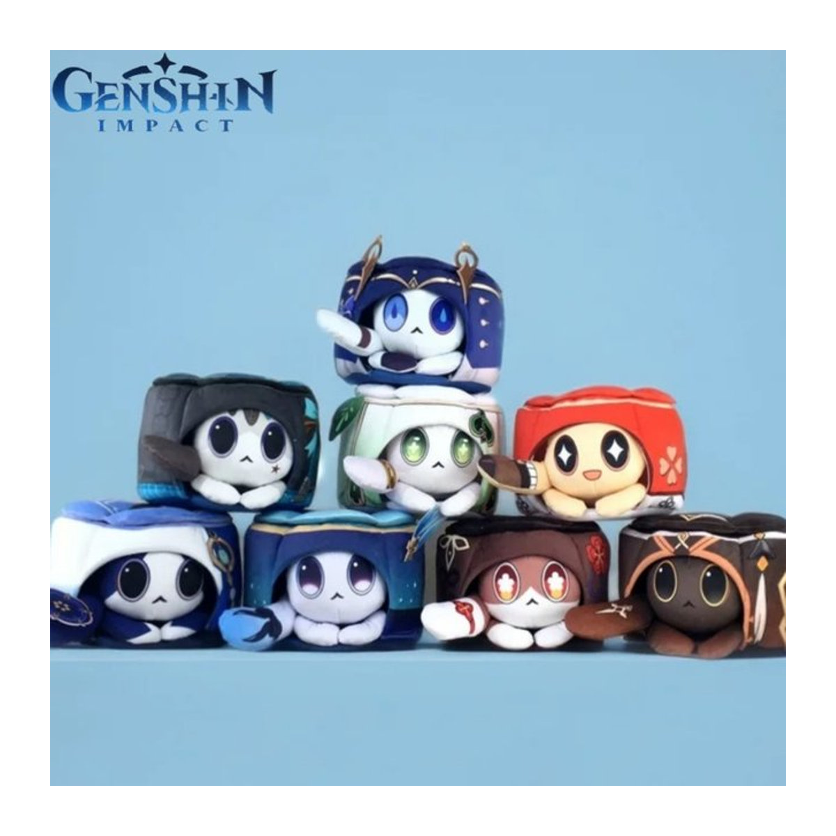 Honkai Star Rail und Genshin Impact Anime Wurfkissen mit Cat Cake Design für Aventurin, Blade, Boothill und Firefly - Bild 1