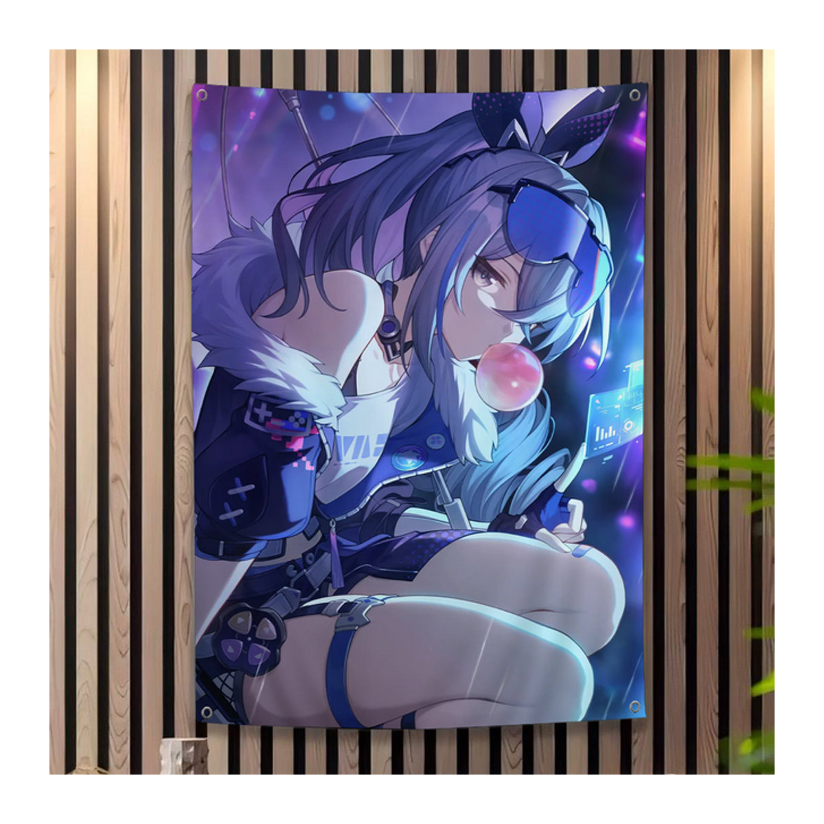 Honkai Star Rail Werbebanner aus Textil, mehrfarbig, Rechteckig, B: 70 cm, H: 50 cm - Bild 1