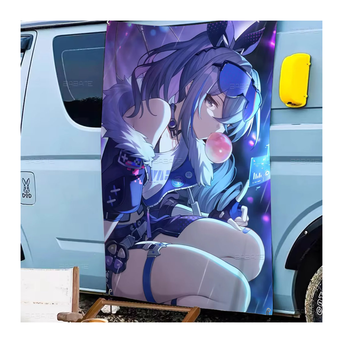 Honkai Star Rail Werbebanner aus Textil, mehrfarbig, Rechteckig, B: 70 cm, H: 50 cm - Bild 3