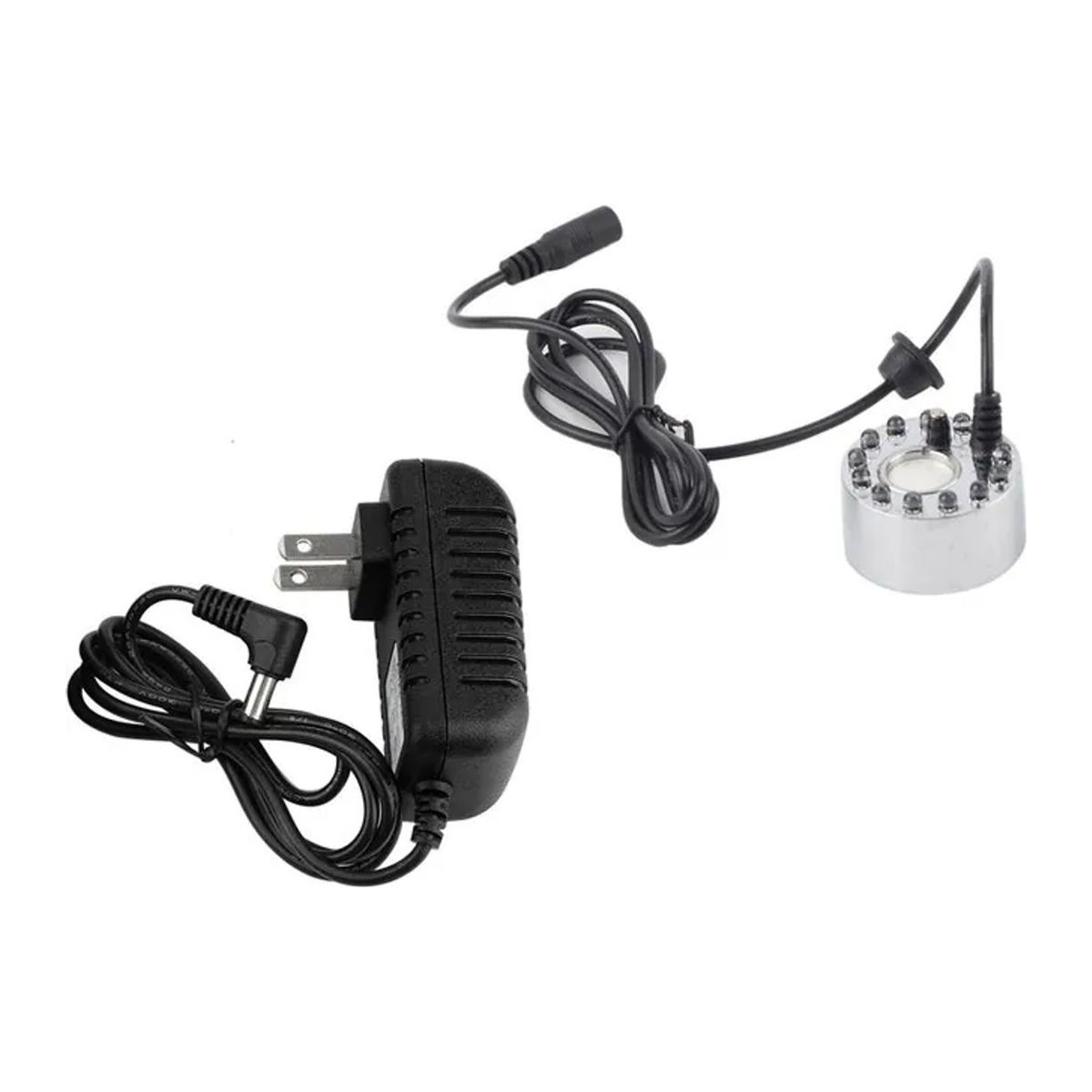 Honor Electronics Ultraschall Nebelmaker mit 12 LED in Silber für Aquarium, Teich und Wasserbrunnen - Bild 1