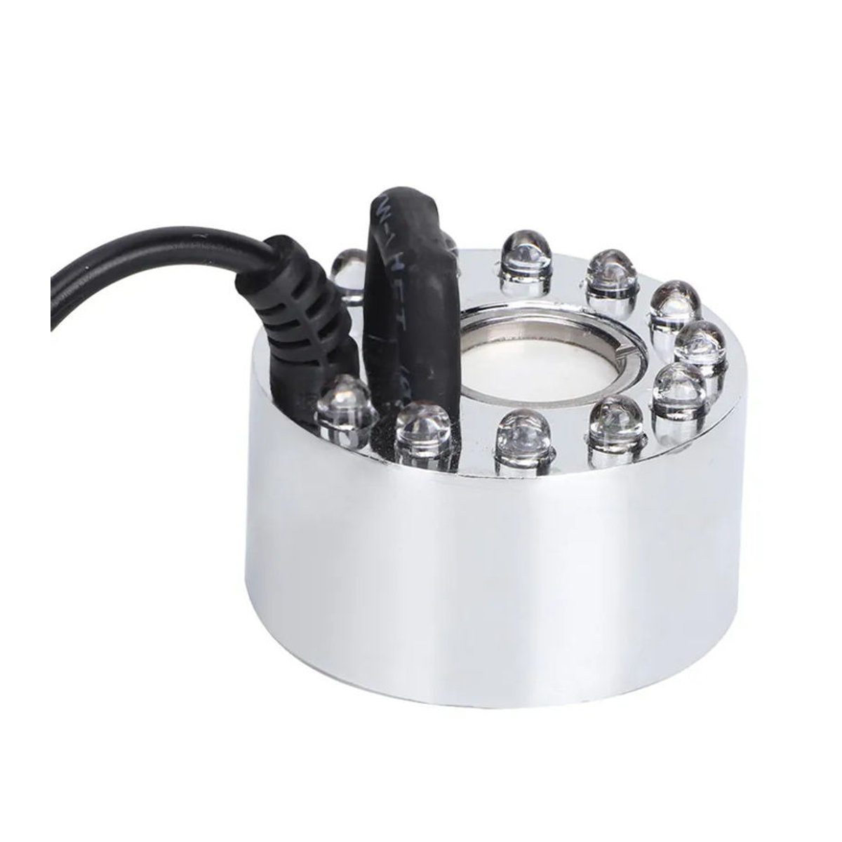 Honor Electronics Ultraschall Nebelmaker mit 12 LED in Silber für Aquarium, Teich und Wasserbrunnen - Bild 3