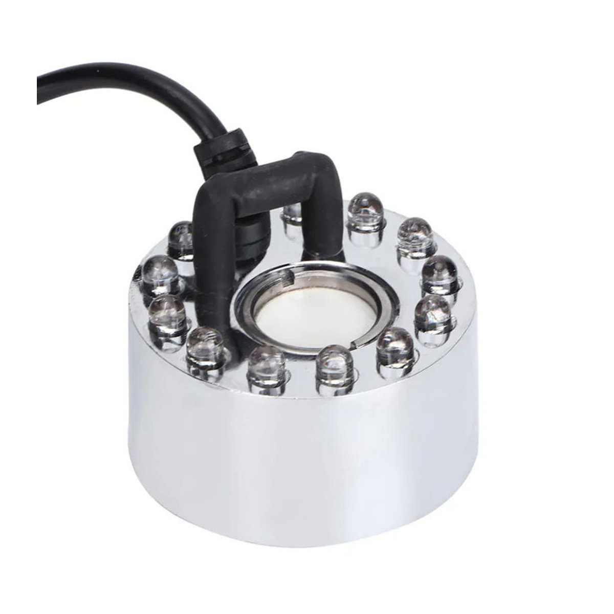 Honor Electronics Ultraschall Nebelmaker mit 12 LED in Silber für Aquarium, Teich und Wasserbrunnen - Bild 4