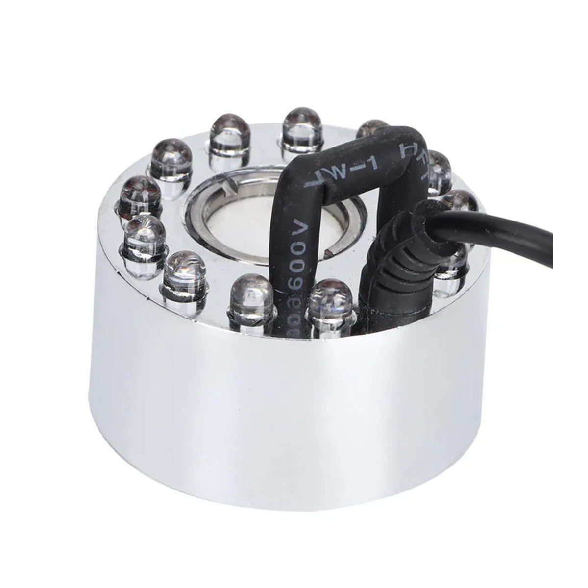 Honor Electronics Ultraschall Nebelmaker mit 12 LED in Silber für Aquarium, Teich und Wasserbrunnen - Bild 5