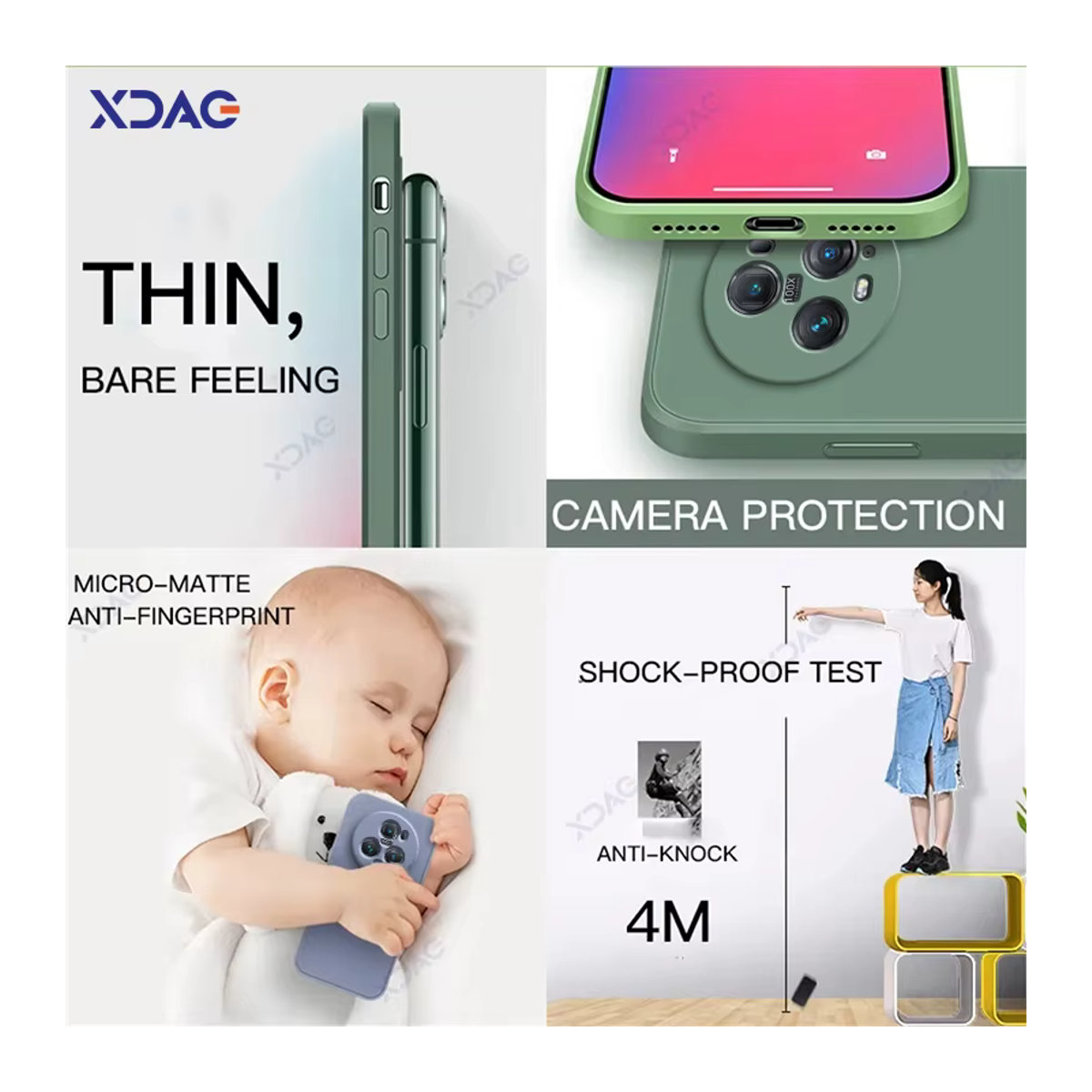Honor Handyhülle für Honor Magic 5 Pro Lite Soft Square Liquid Silicone Coque in Blau und Bunt mit minimalistischem Design - Bild 5