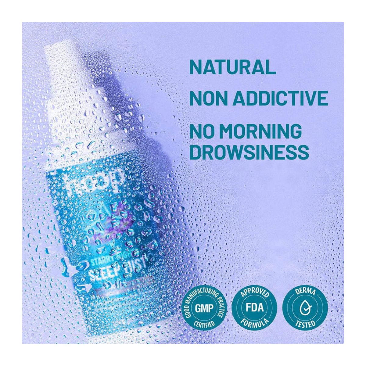 hoop Schlafspray Lavendel 100 ml für Entspannung und tiefen Schlaf durch Aromatherapie - Bild 3