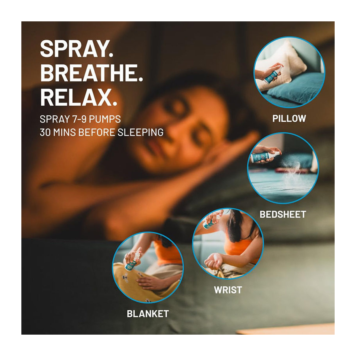 hoop Schlafspray Lavendel 100 ml für Entspannung und tiefen Schlaf durch Aromatherapie - Bild 6