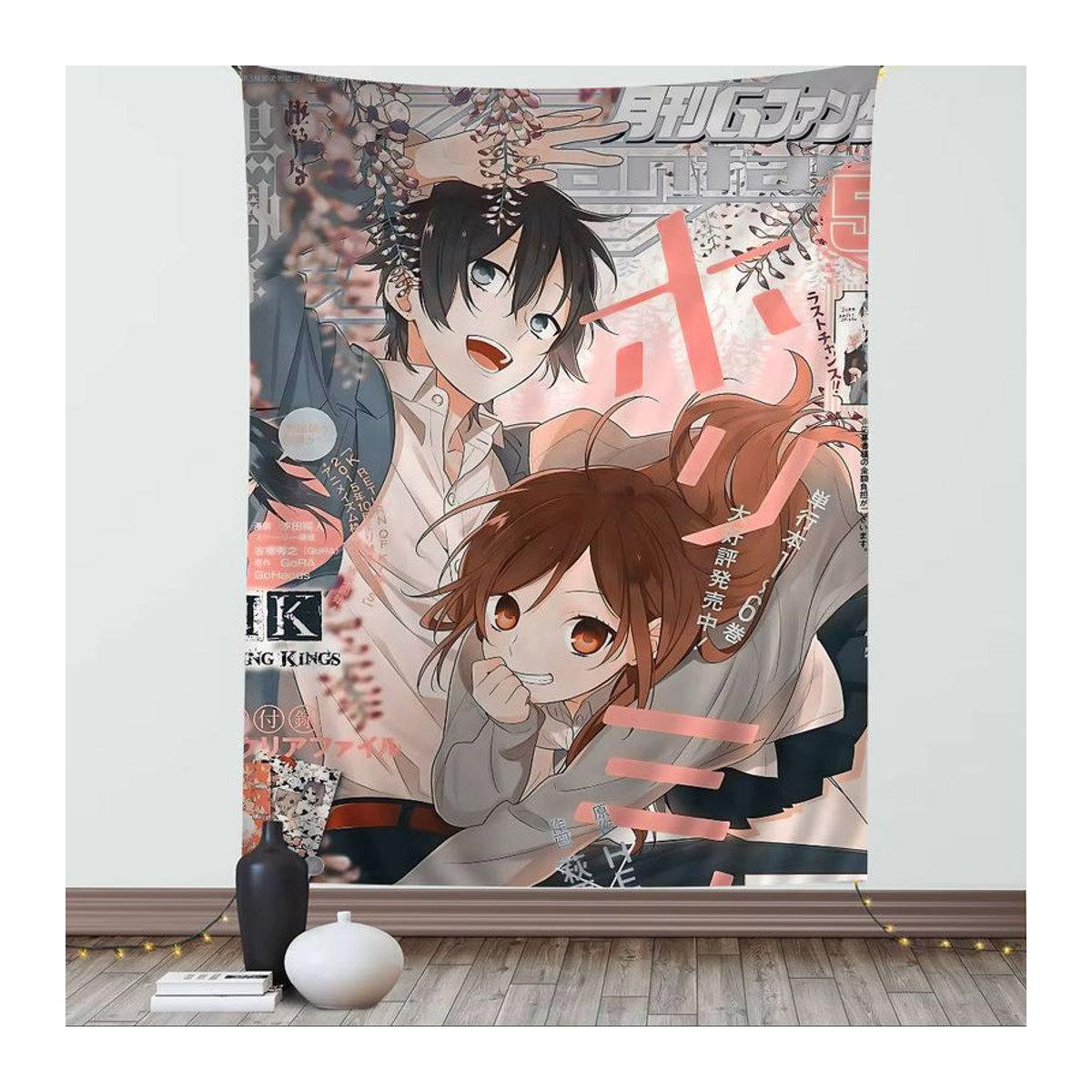 Horimiya Anime Wandteppich von Potdemiel in Mehrfarbig, Bohemian Textil-Wandteppich für deine Dekoration, B/H: 50 x 70 cm - Bild 5