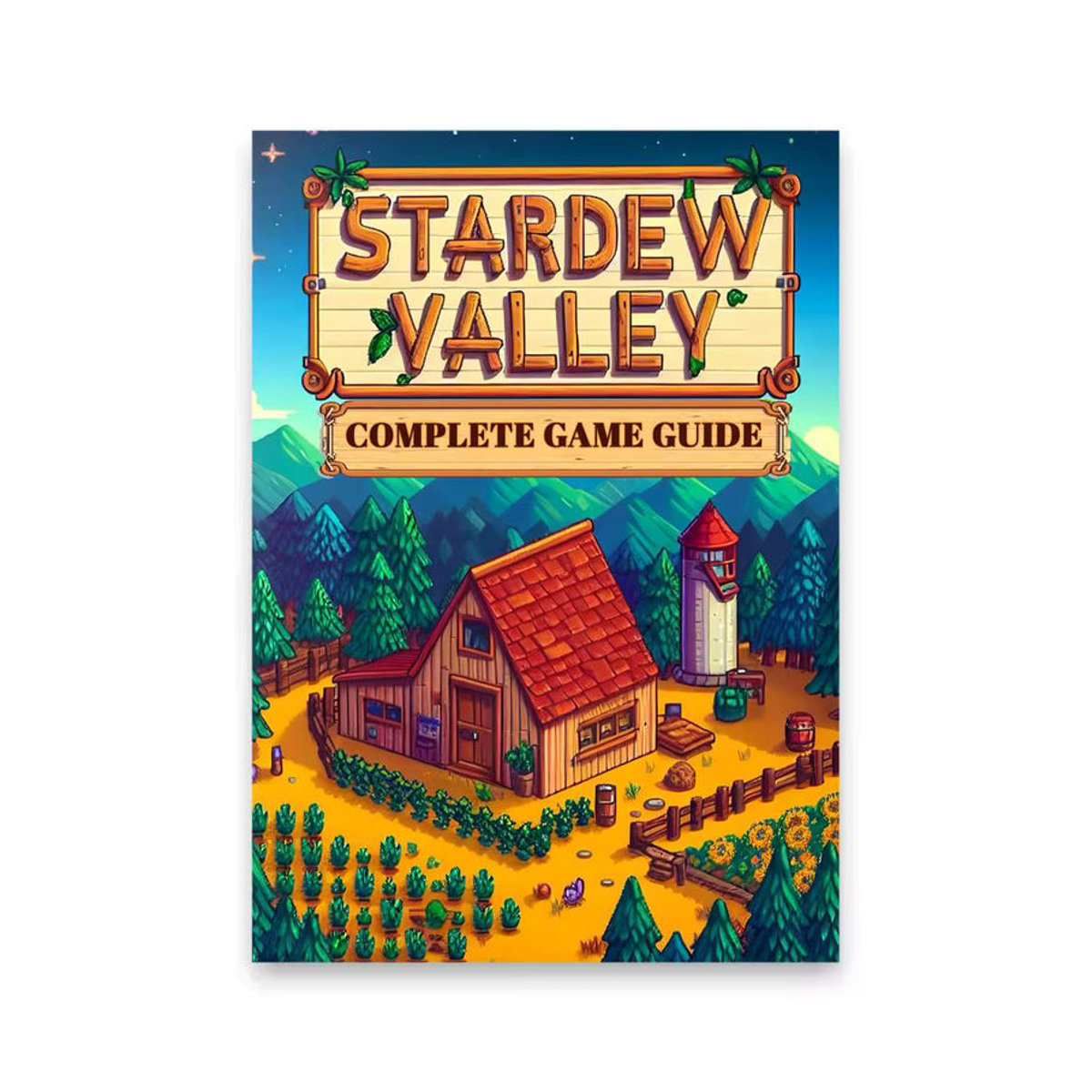 Hot Game S Stardew Valley Wandaufkleber als selbstklebendes Kunstwandbild für Zuhause und Büro, mehrfarbig und schwarz, rechteckig - Bild 5
