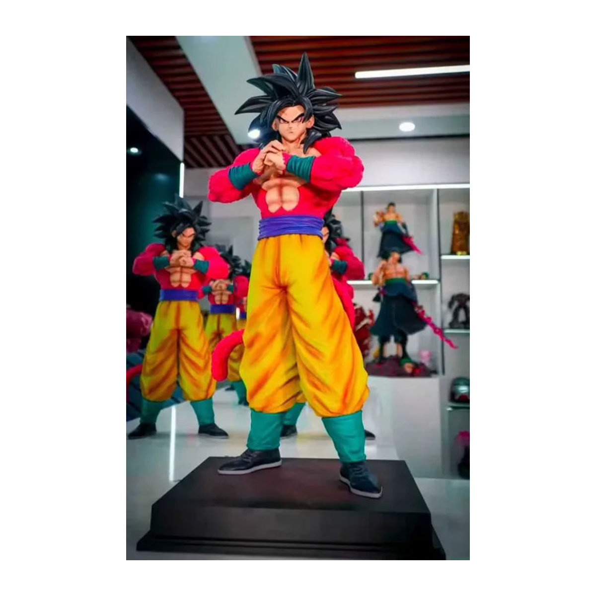 Hot Jt Studio Dragon Ball Anime Figuren Son Goku Super Saiyajin 4 Trunks Vegeta PVC Statue Mehrfarbig - Bild 1