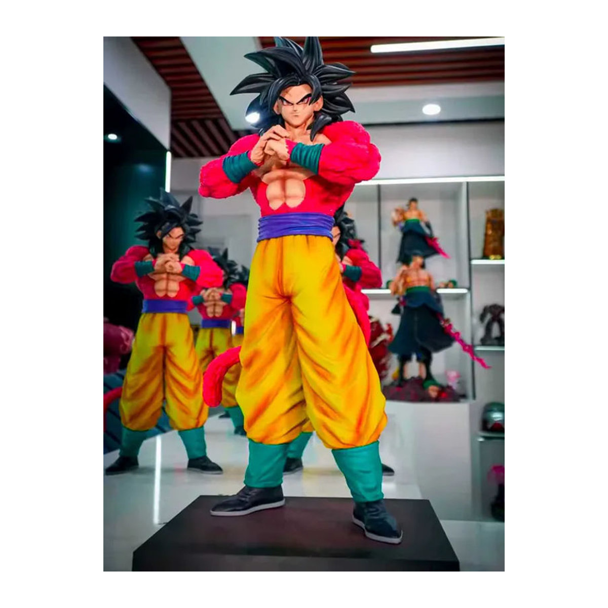 Hot Jt Studio Dragon Ball Anime Figuren Son Goku Super Saiyajin 4 Trunks Vegeta PVC Statue Mehrfarbig - Bild 2