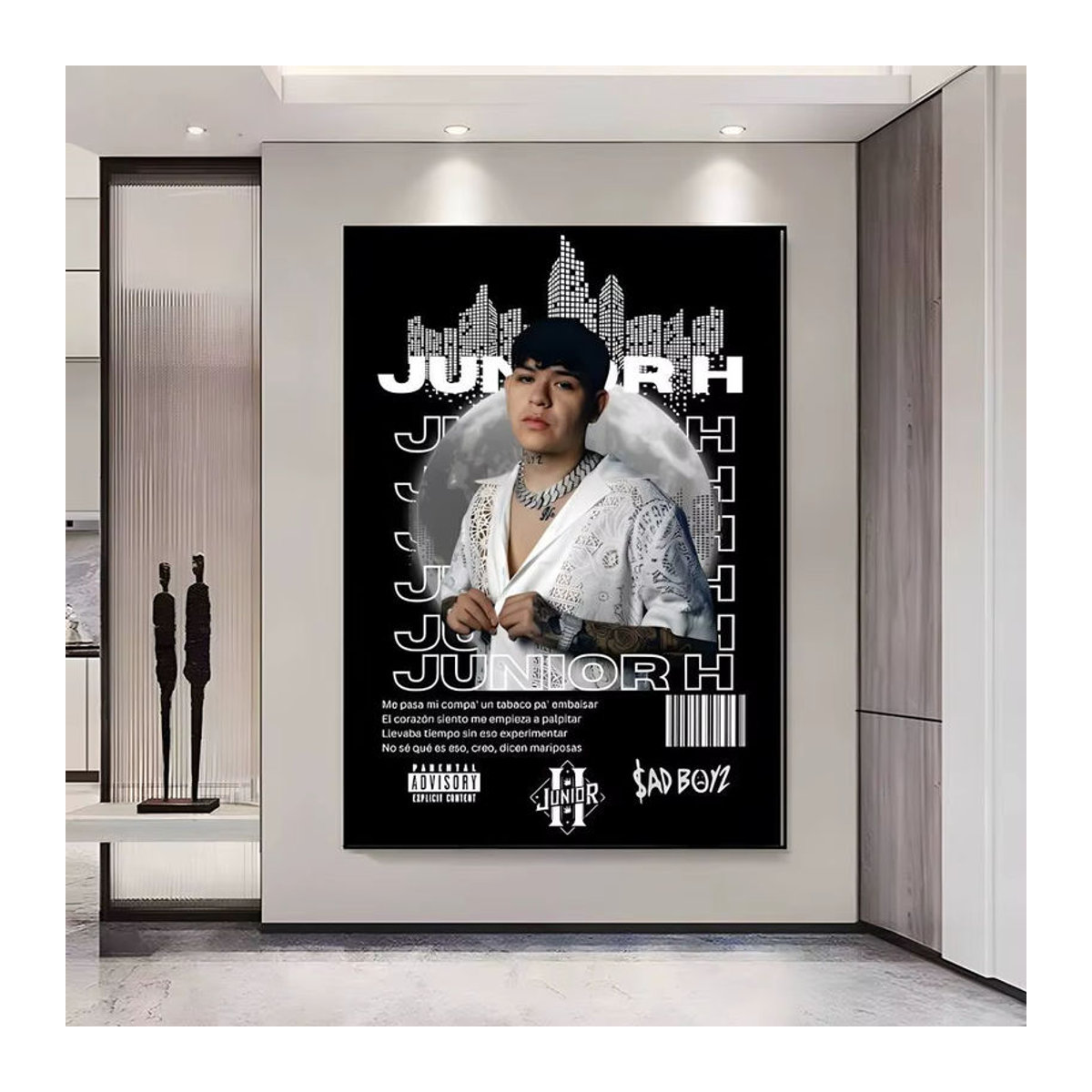 Hot Singer J-Junior H HD-Poster, mehrfarbig, selbstklebend, wasserfest, Hochformat, Rahmenlos - Bild 2
