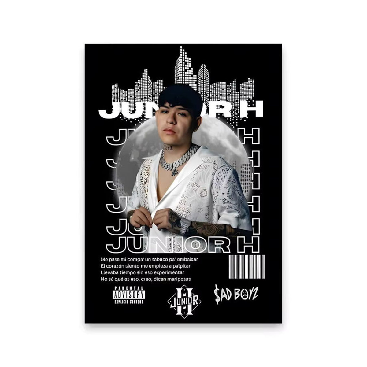 Hot Singer J-Junior H HD-Poster, mehrfarbig, selbstklebend, wasserfest, Hochformat, Rahmenlos - Bild 3