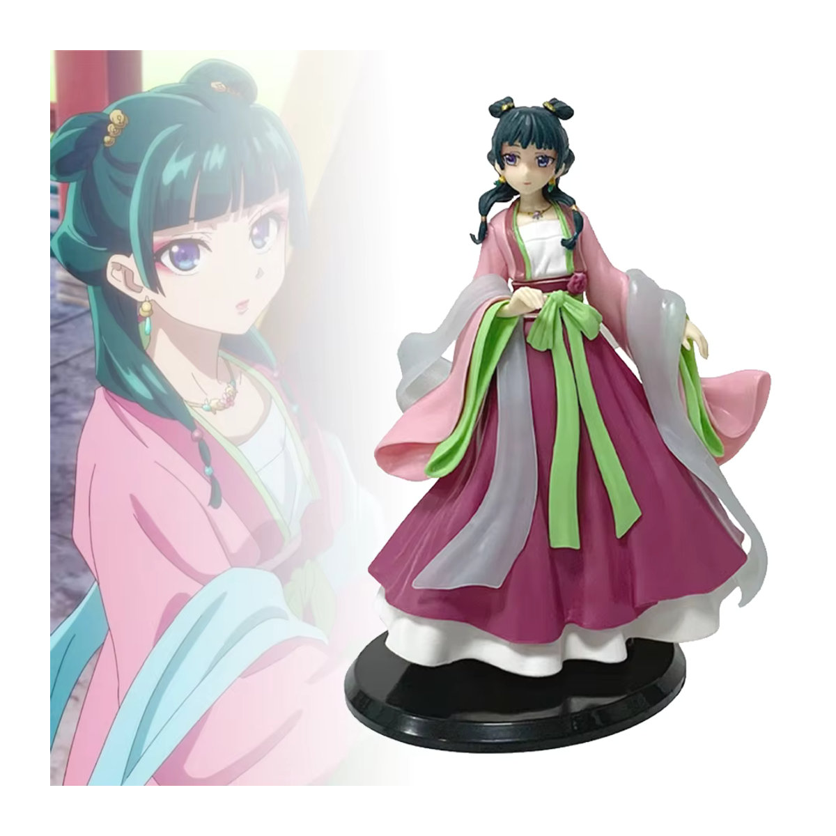 Hot The Apothecary Diaries Maomao Standfigur in mehrfarbigem Vintage-Design aus Kunststoff - Bild 5