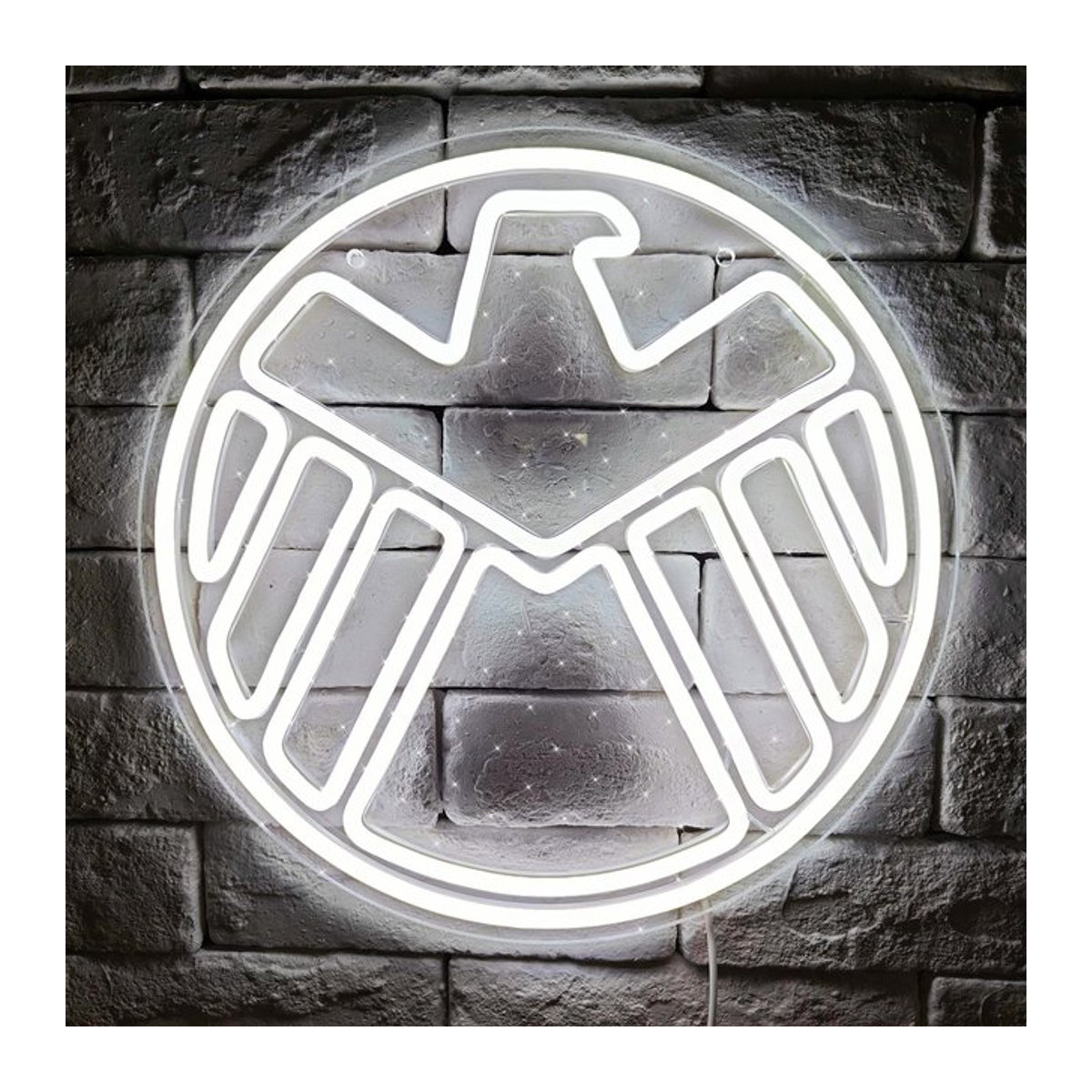 Hot Toys Agenten von S.H.I.E.L.D. LED Wandlampe dimmbar in Weiß für Schlafzimmer, Bar und Party - Bild 1