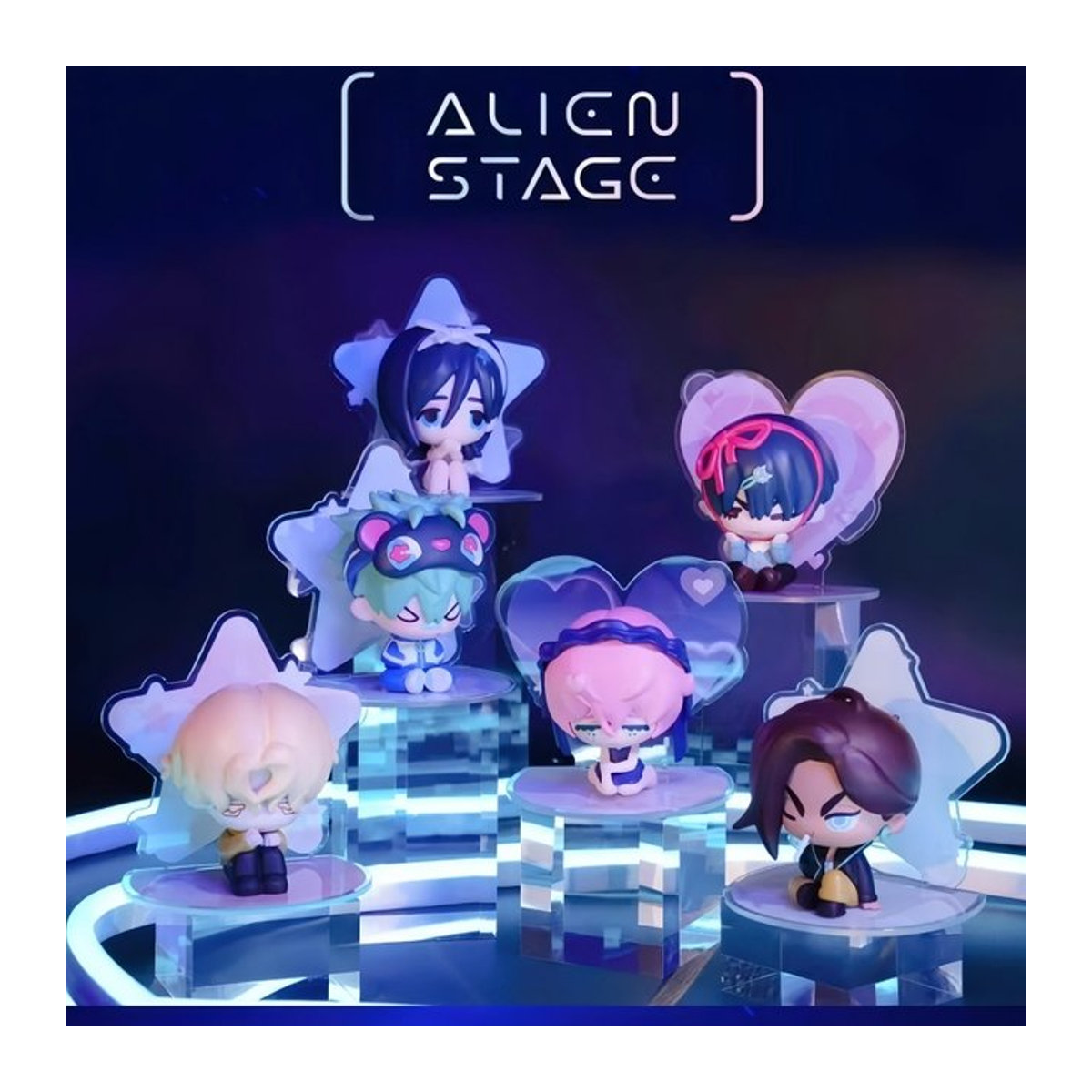 Hot Toys Alien Bühne Freie Bühne Serie Blind Box Anime Charakter Mystery Box Mini Modell Puppe Dekoration in Mehrfarbig - Bild 1