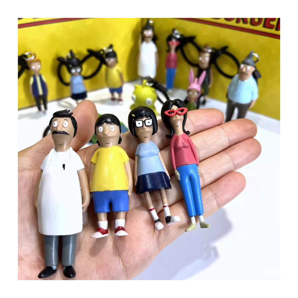 Hot Toys Bob Burgers Cartoon Actionfigur aus Kunststoff als mehrfarbiges Sammlerstück und Dekoration für Kinder - Bild 1