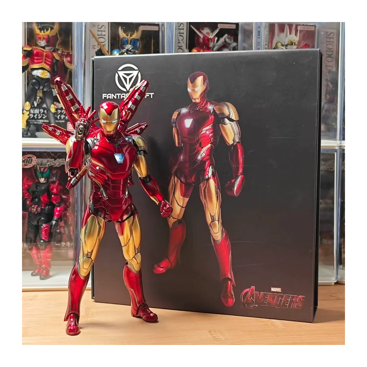 Hot Toys Iron Man MK85 Actionfigur aus Metall im Maßstab 1/12, rote Sammlerfigur mit beweglichen Gelenken - Bild 3