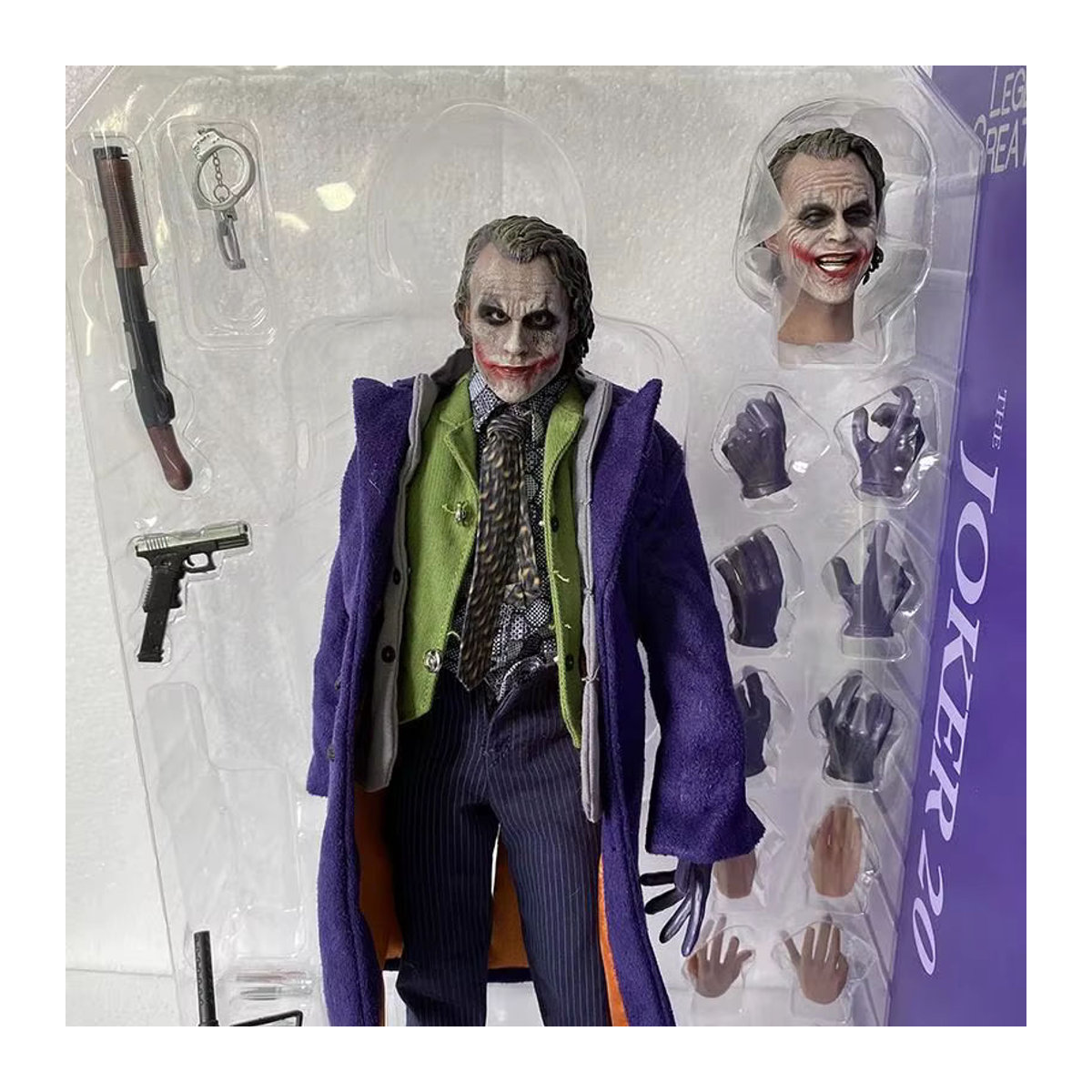 Hot Toys Joker Figur The Dark Knight Sammlerfigur aus Textil in Mehrfarbig - Bild 2