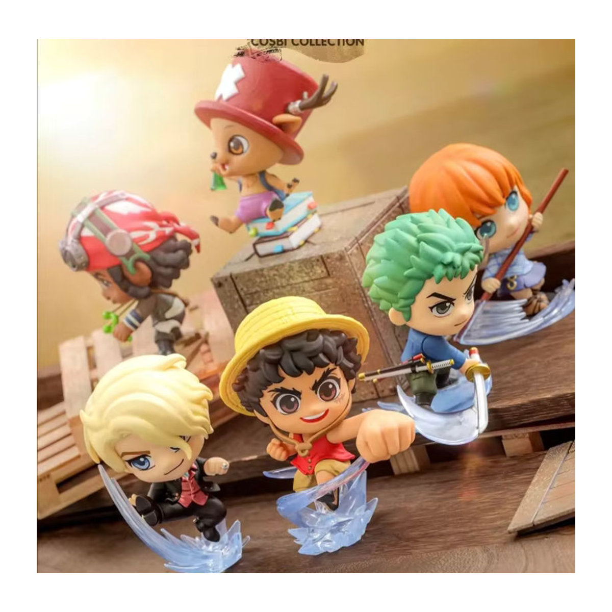 Hot Toys One Piece Cosbi Mini-Figur Blind Box Mehrfarbige Anime Sammlerfigur aus Kunststoff - Bild 6