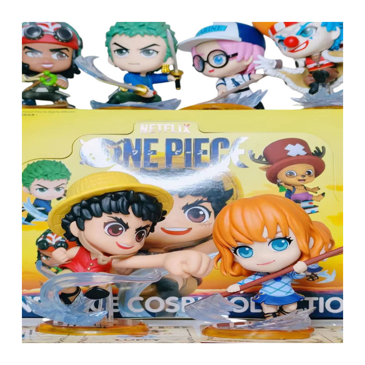 Hot Toys One Piece Cosbi Mini-Figur Blind Box Mehrfarbige Anime Sammlerfigur aus Kunststoff - Bild 7