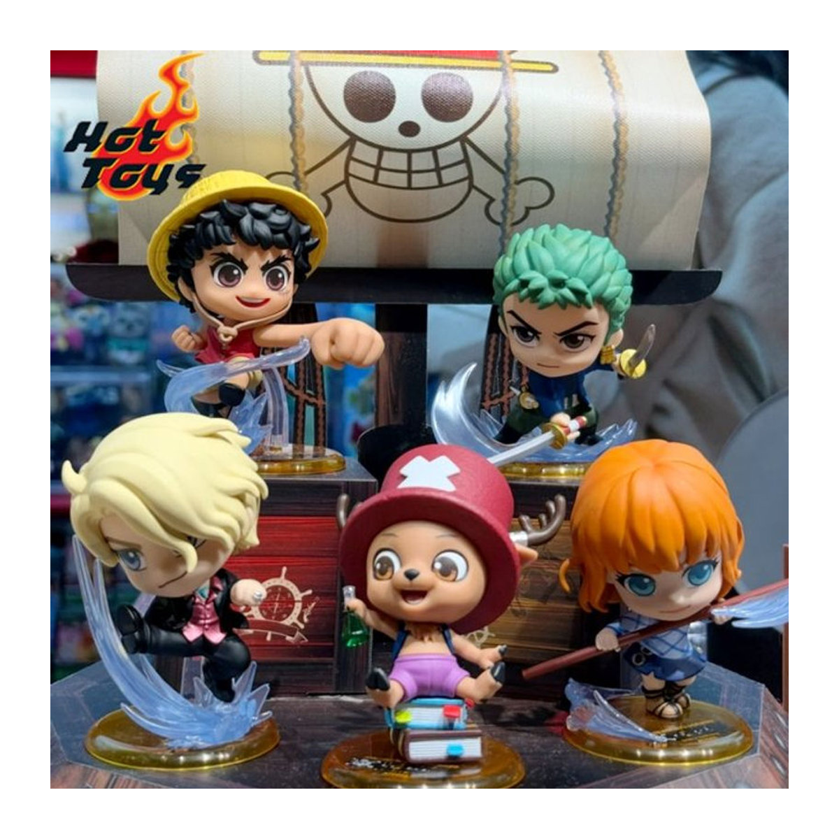 Hot Toys One Piece COSBI Mini-Figur Blindbox Mehrfarbige Sammelfigur aus Kunststoff für Anime-Fans - Bild 1