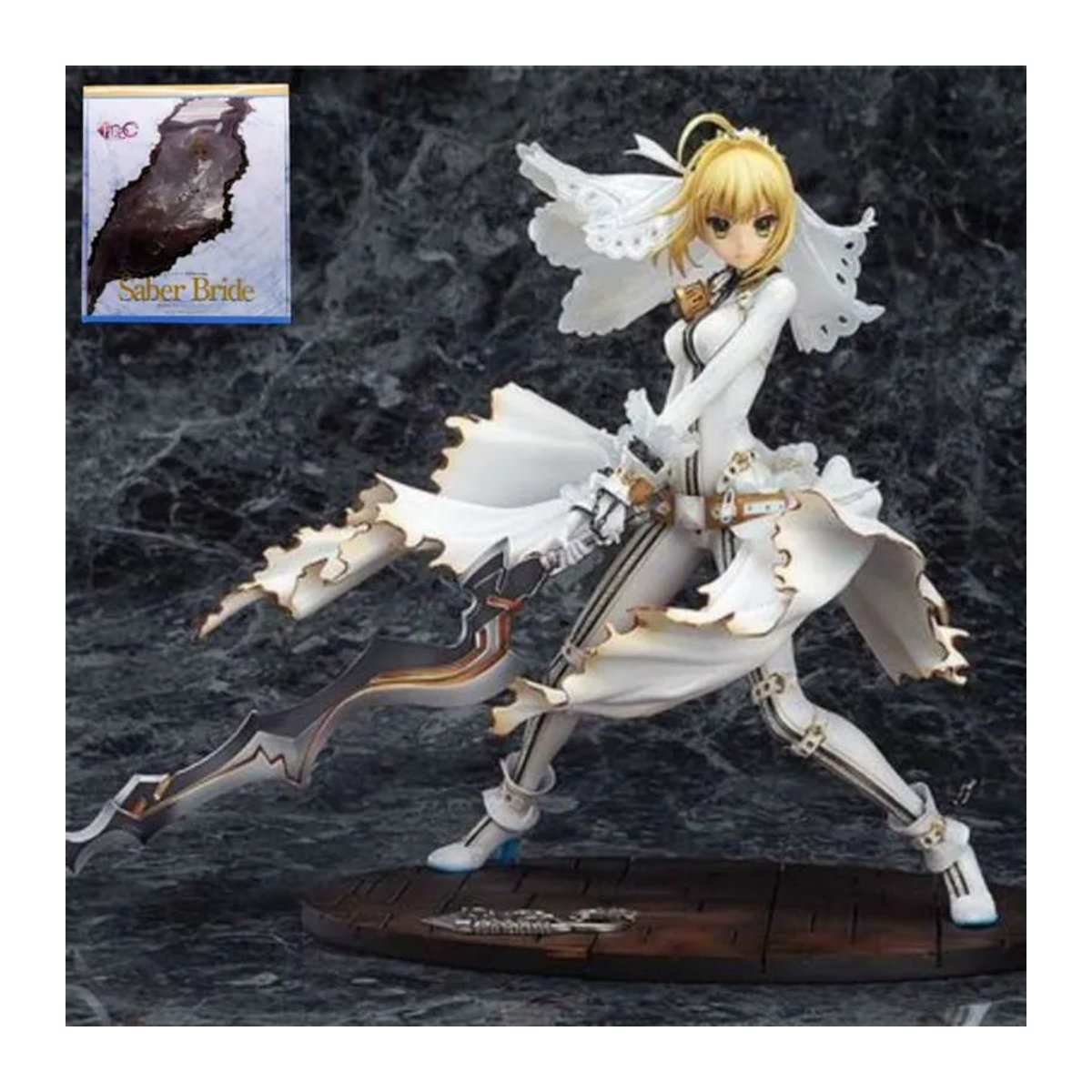 Hot Toys Schicksal Extella Nero Claudius Säbel Braut Actionfigur in Weiß, Höhe: 22 cm - Bild 1