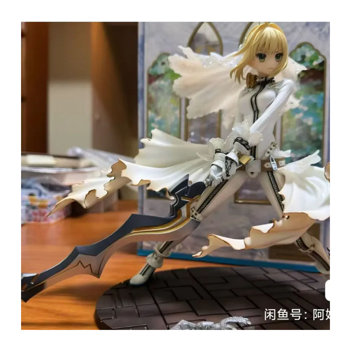 Hot Toys Schicksal Extella Nero Claudius Säbel Braut Actionfigur in Weiß, Höhe: 22 cm - Bild 3