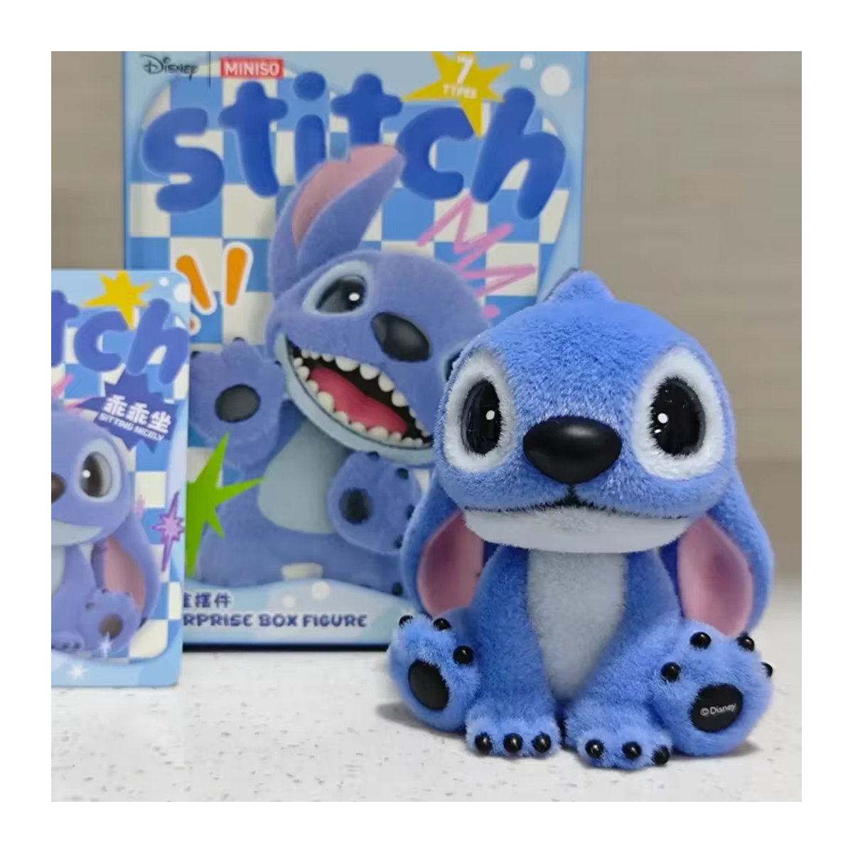 Hot Toys Stitch Blind Box Actionfigur mit samtartiger Textur in Blau als dekoratives Spielzeug für Kinder - Bild 3